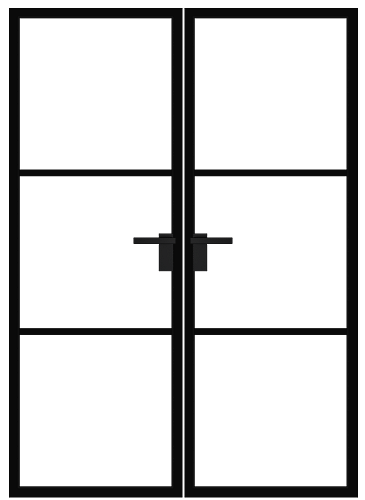 Loft-Doppeltür 13AG