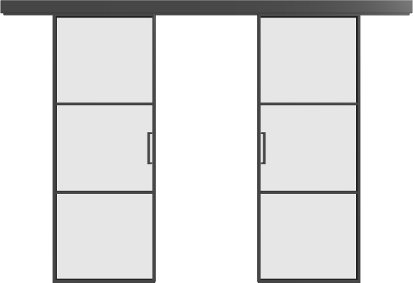 Schiebetür (2 Flügel) - 13AG