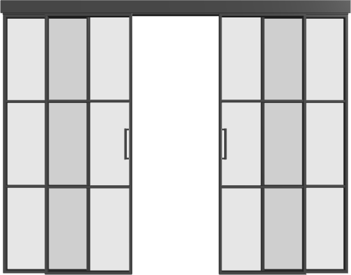 Schiebetür (4 Flügel) - 13AG
