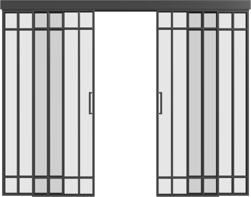 Schiebetür (4 Flügel) - 5AG