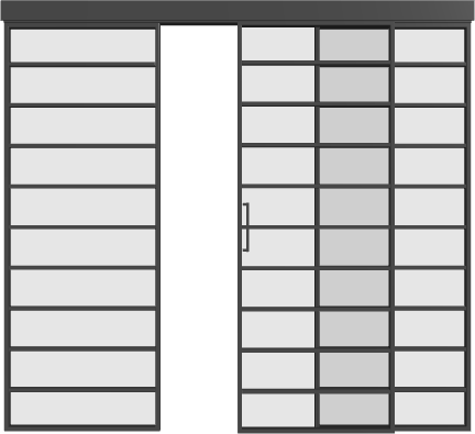 Schiebetür (3 Flügel) - 12AG