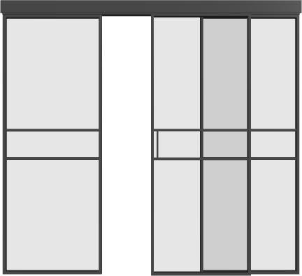 Schiebetür (3 Flügel) - 2AG