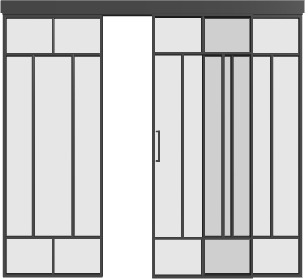 Schiebetür (3 Flügel) - 10AG