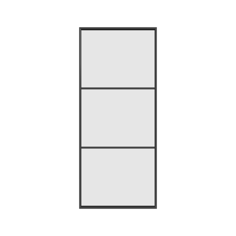 Loft-Trennwand Aluminium Line